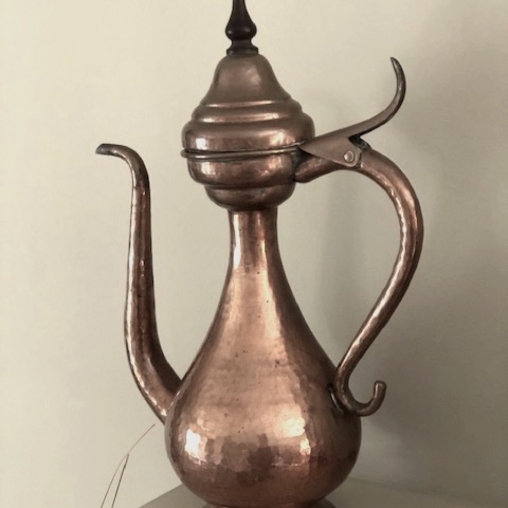 Antique Copper Tea Server